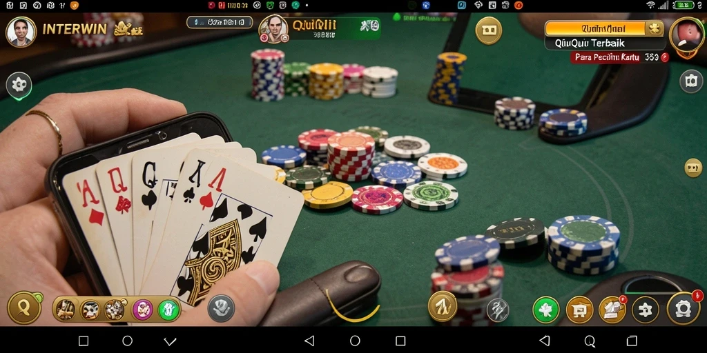 Gameplay QiuQiu yang seru dan interaktif di INTERWIN.