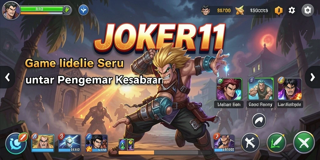 Tampilan gameplay JOKER11 yang menarik dan interaktif.