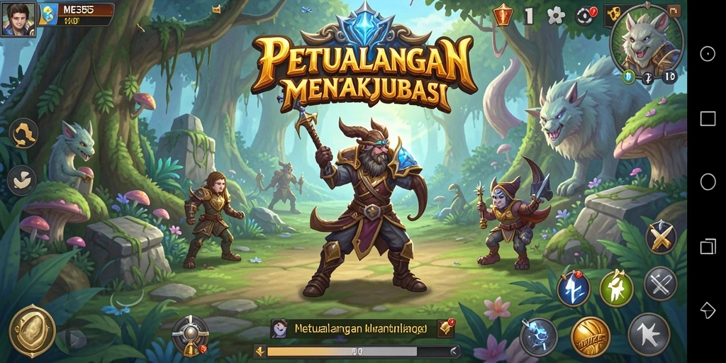 Tampilan indah dunia fantasi dalam ME355.