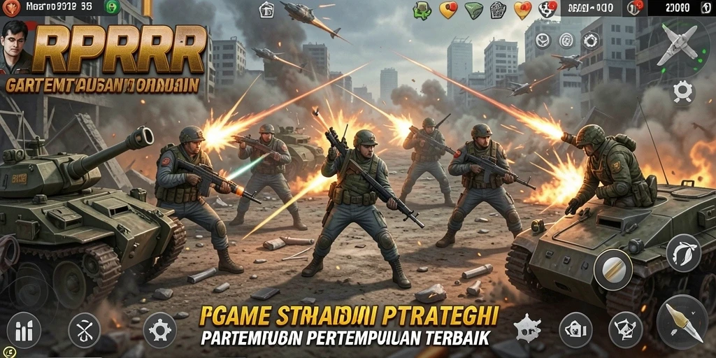 Tampilan utama gameplay RPRR yang menarik dan interaktif.