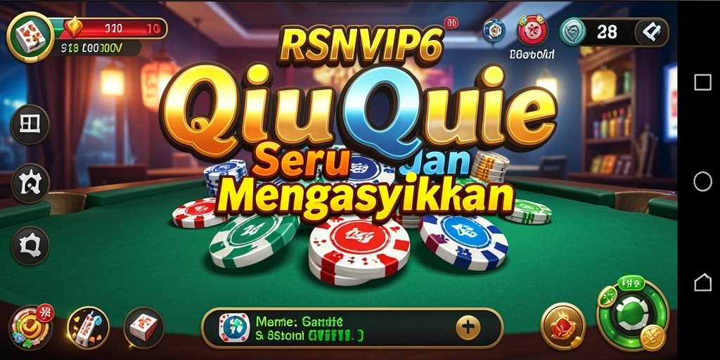Tampilan gameplay QiuQiu yang seru dan penuh strategi.